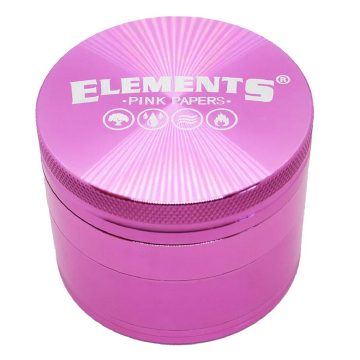 Elements 4 Part Metal Grinder - Pink