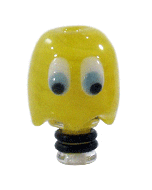 Glass Puckman Ghoul Drip Tip - Yellow
