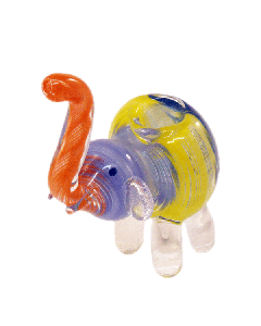 Glass Elephant Pipe
