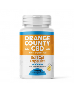 Orange County CBD - Full Spectrum CBD Soft Gel Capsules - 1800mg - Pack of 60