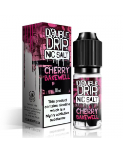 Double Drip - Nic Salts - High Nicotine E-Liquid - 10ml - Cherry Bakewell