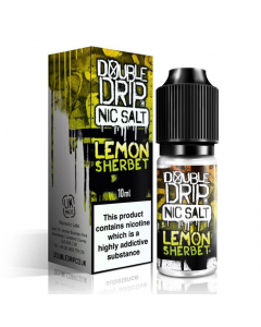 Double Drip - Nic Salts - High Nicotine E-Liquid - 10ml - Lemon Sherbet
