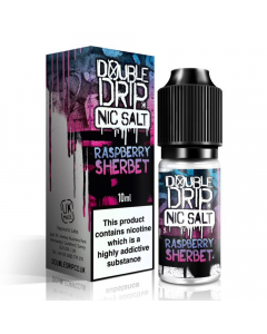 Double Drip - Nic Salts - High Nicotine E-Liquid - 10ml - Raspberry Sherbet