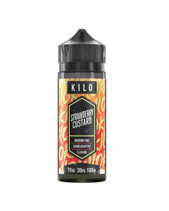Kilo V2 E-liquids - Strawberry Custard - 100ml Short Fill