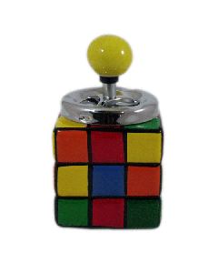 Ceramic Rubicks Cube Ashtray