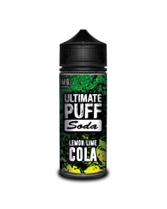 Ultimate Puff Soda - Lemon And Lime Cola - 100ml Shortfill
