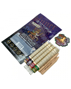 Octopus Naked Pre Roll Cannon - 4 Pack Refill - Multipack
