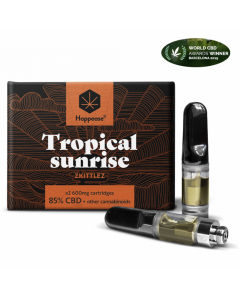 Happease Refills - 85% CBD Cartridges - 2 Pack - Tropical Sunrise