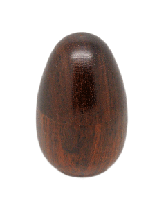 Egg Shaped Wooden Stash Pot