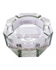 RAW Lead-Free Crystal Glass Ashtray