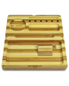  RAW Back Flip Striped Bamboo Rolling Tray