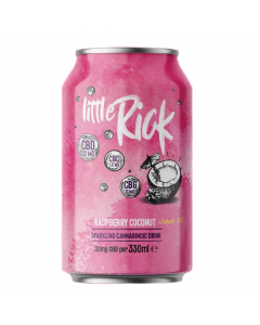 Little Rick Sparkling Cannabinoid Drink - Raspberry Coconut
