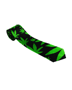 Cannabis Leaf Necktie